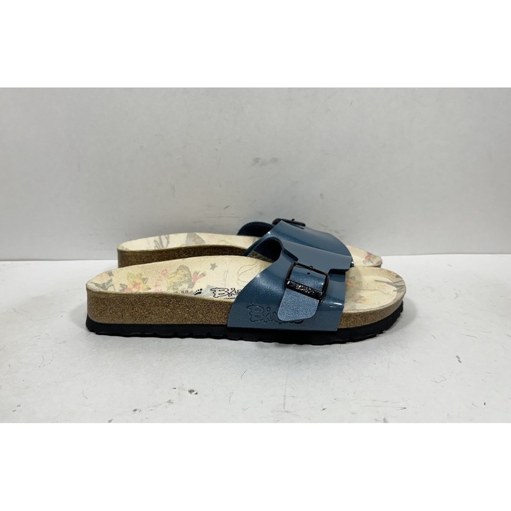 Birkenstock Blue Double-Buckle Sandals